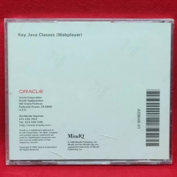 Oracle: Key Java Classes (Webplayer) 1999, CD-ROM, NEW - Picture 5 of 6